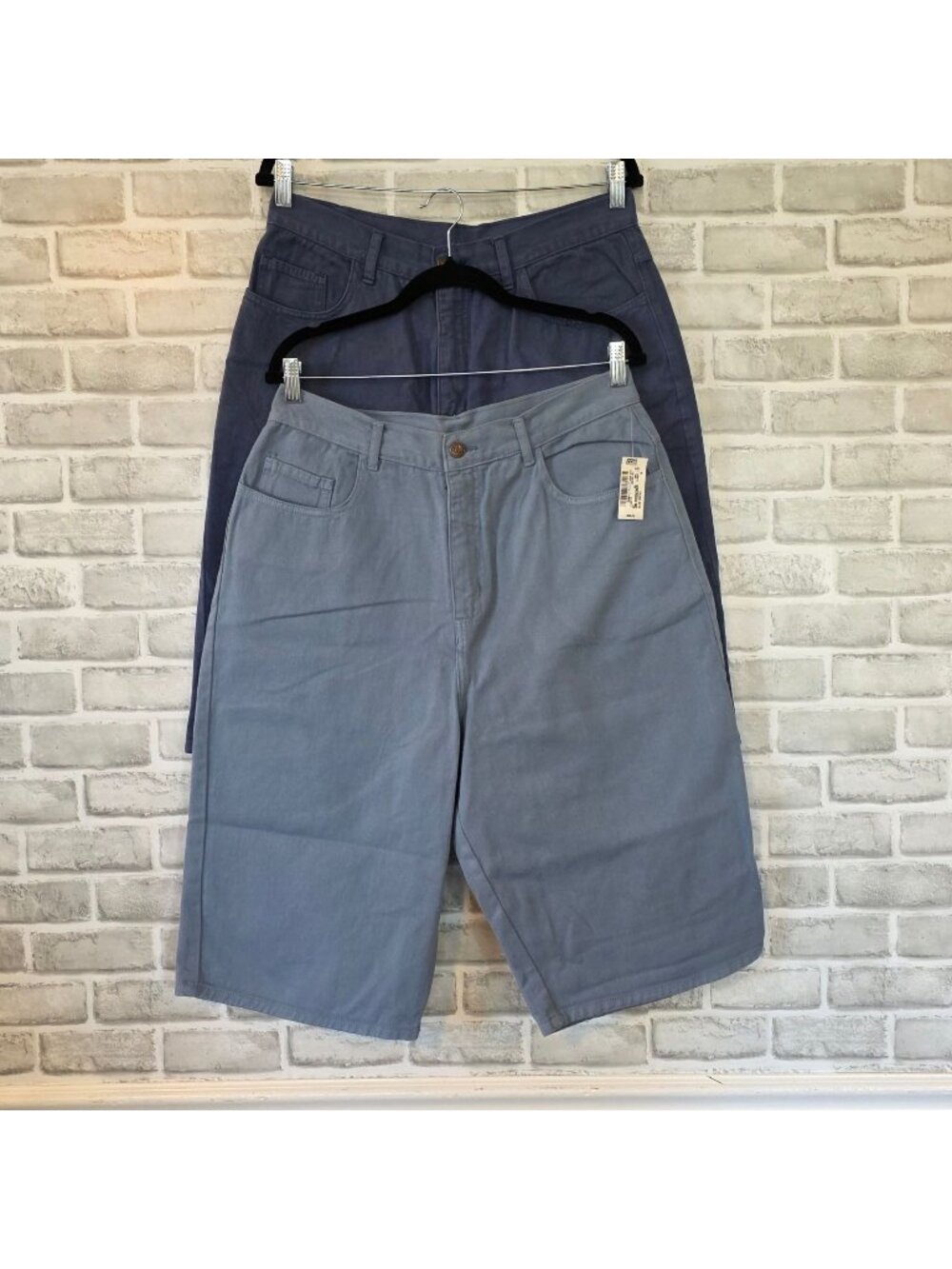 Vintage Bay Street Cotton High Rise Denim Jorts Lot of 2 New With Tags EUC 16